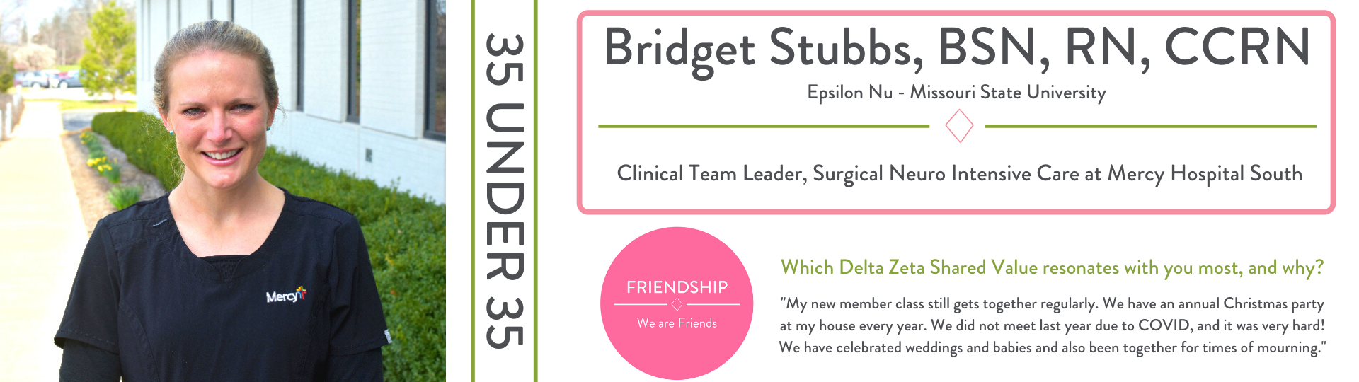 Bridget Stubbs, BSN, RN, CCRN