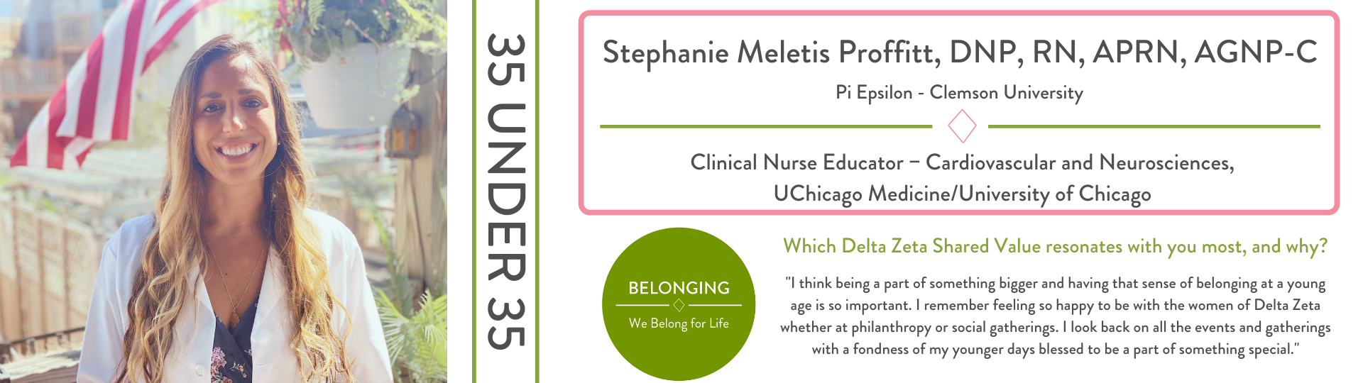 Stephanie Meletis Proffitt, DNP, RN, APRN, AGNP-C