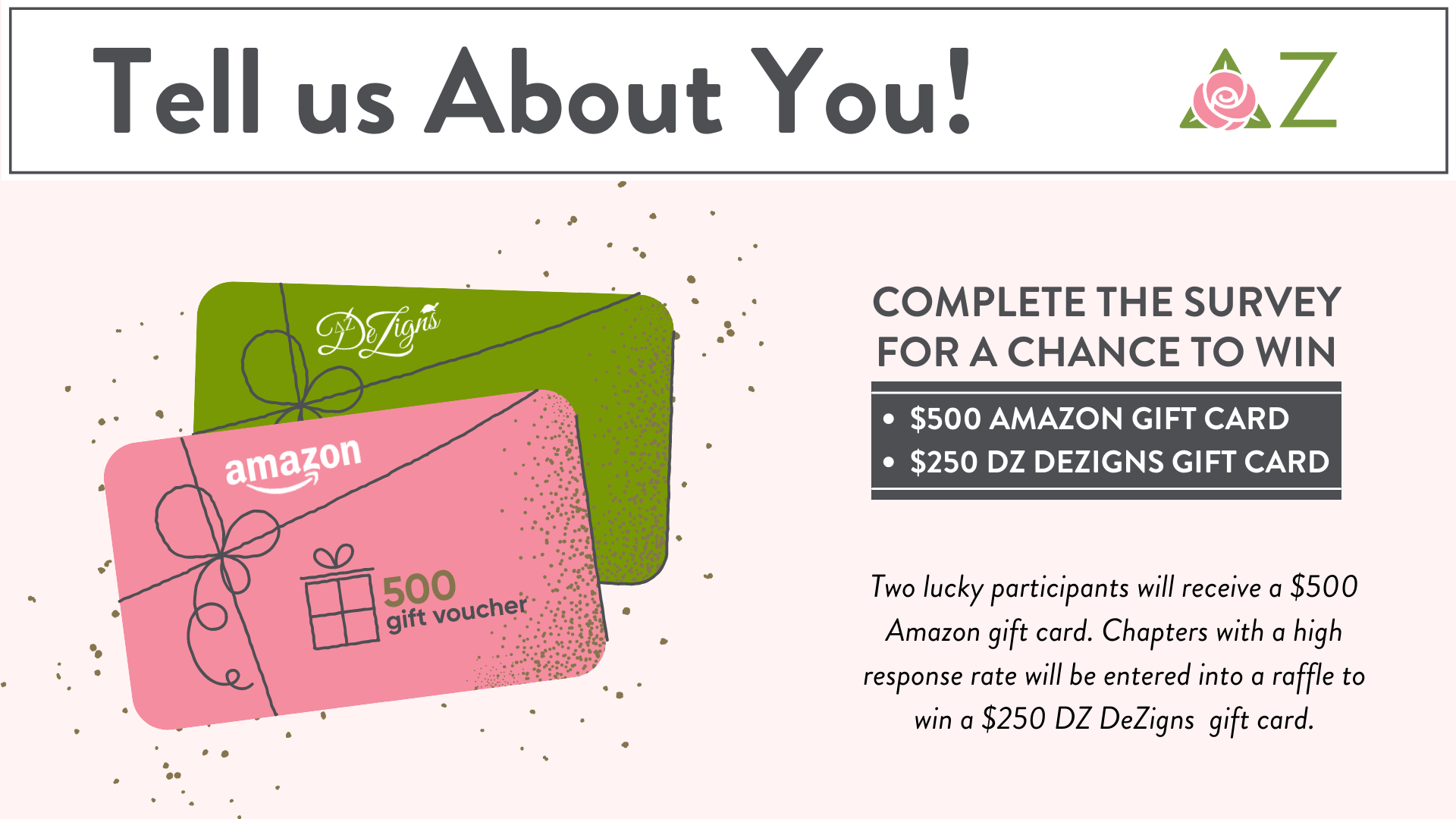 Tell Us About You - Membership Survey Graphic