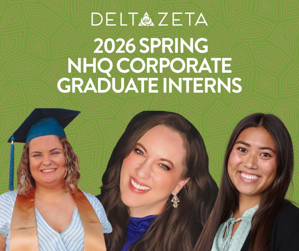 Delta Zeta 2026 Spring Graduate Interns