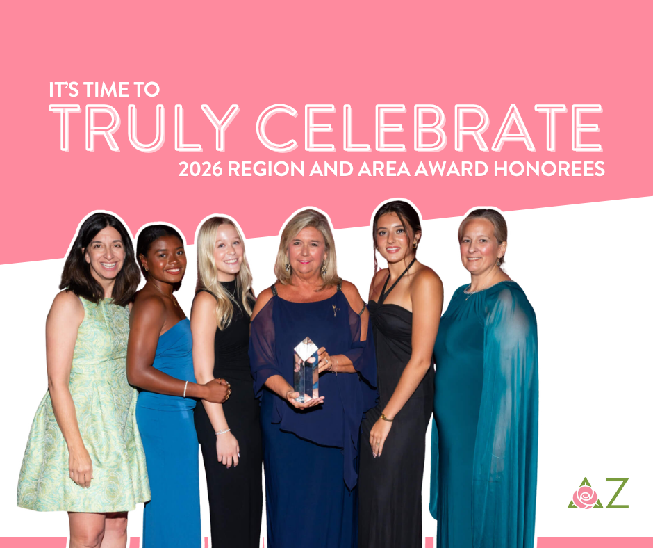 2026 Region And Area Award Honorees Graphic. Text Reads: It's Time to Truly Celebrate 2026 Region And Area Award Honorees. There are women holding awards from a previous year.